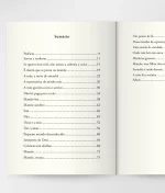 Página contendo o sumário do livro "A Mãe", da Editora Verbo Encarnado