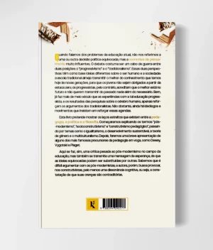 Contracapa do livro "Conhecimento em Crise: As Ideologias na Educação" publicado pela Editora Kírion, abordando pedagogia, política e filosofia na educação.