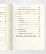 Sumário IV da coleção Escritos Pedagógicos de São João Bosco, contendo a lista de capítulos e temas abordados na obra