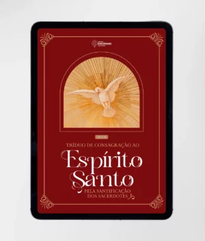 Capa do eBook Tríduo para Consagração ao Espírito Santo – oração católica para Pentecostes e devoção pessoal.
