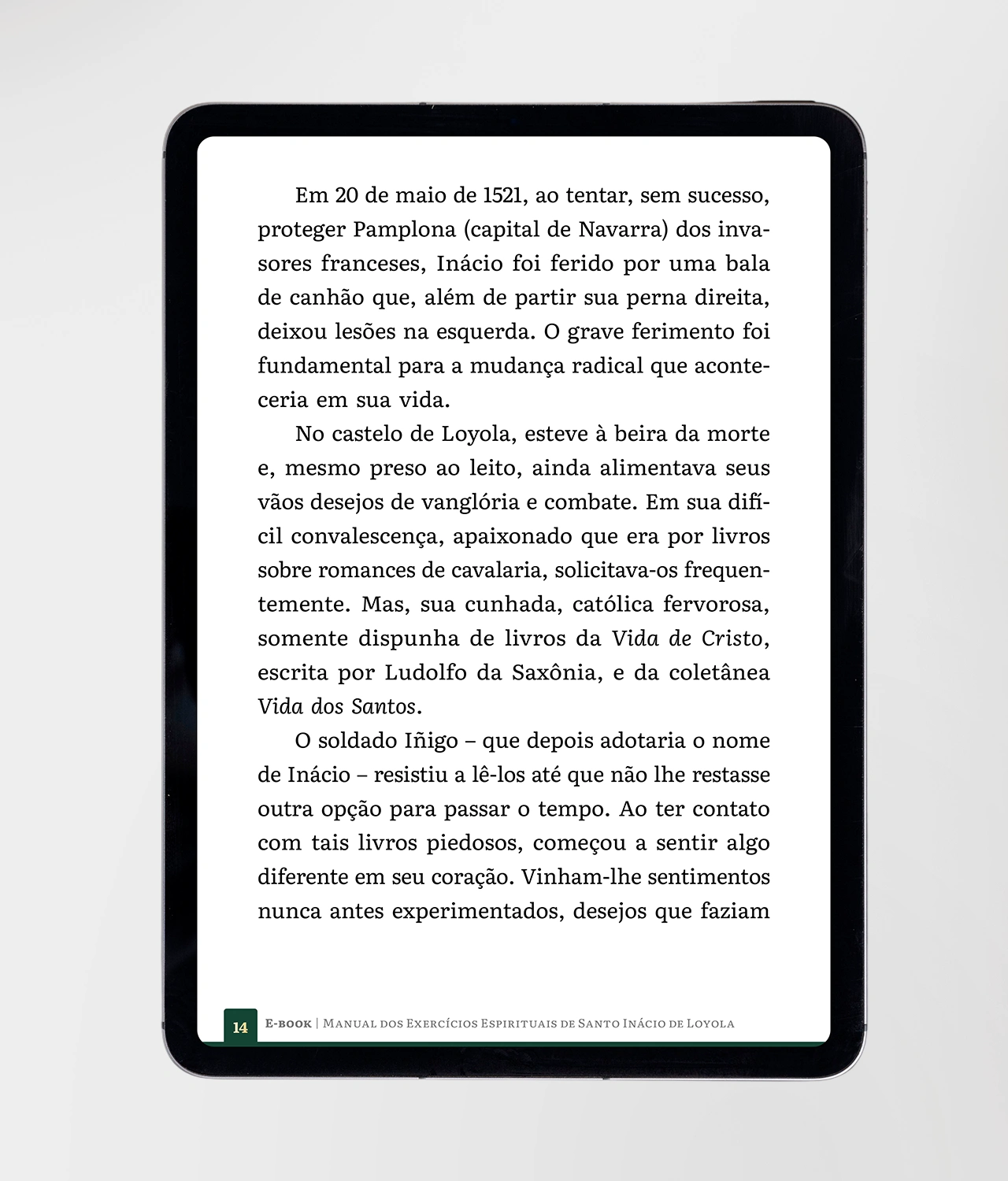 Amostra II - Manual dos Exercícios Espirituais de Santo Inácio Nov.2025