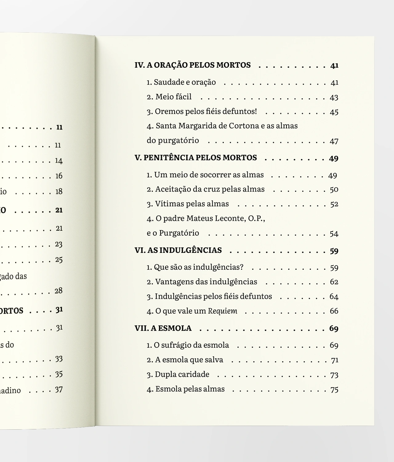 Sumário II - Socorramos as Pobres Almas do Purgatório