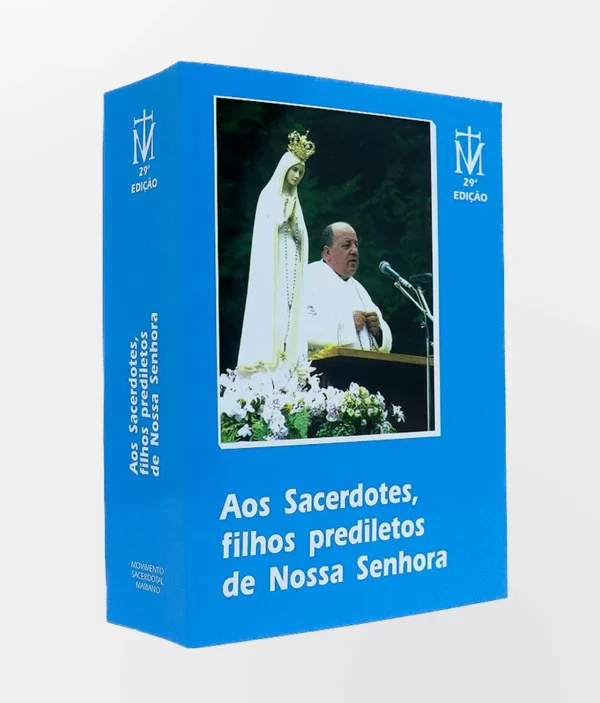 Aos Sacerdotes, Filhos Prediletos de Nossa Senhora (Livro Azul) — Pe. Stefano Gobbi — 29ª Edição Capa do livro Aos Sacerdotes Filhos Prediletos de Nossa Senhora de Padre Stefano Gobbi 29a edicao Livro Azul Movimento Sacerdotal Mariano