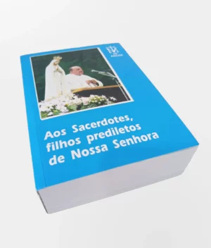 Livro Azul Aos Sacerdotes Filhos Prediletos de Nossa Senhora deitado mostrando lombada e espessura 1396 paginas Pe Stefano Gobbi 29a edicao